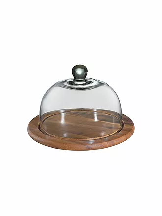 ZASSENHAUS | Käseglocke mit Glasdeckel Akazie 25cm | 
